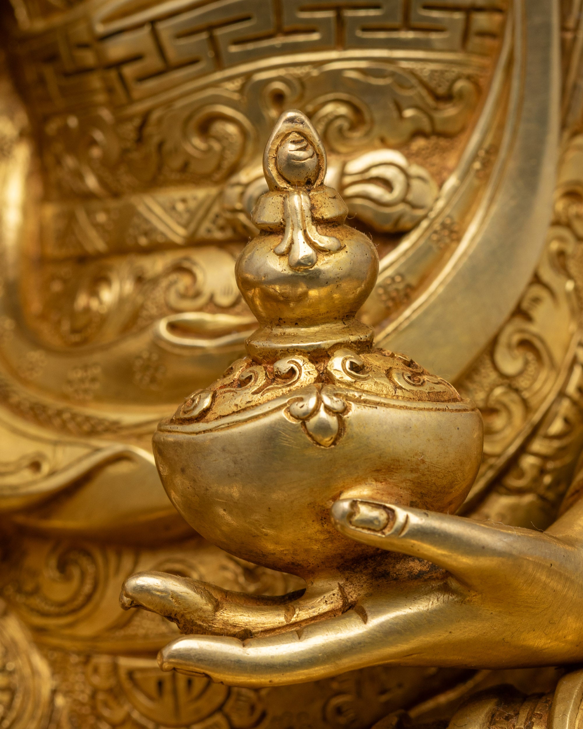 Guru Rinpoche Statue from Nepal | Exquisite Himalayan Buddhist Art