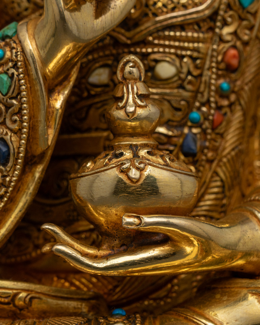 Guru Tsokye Dorje Statue | 24k Gold-Gilded Buddhist