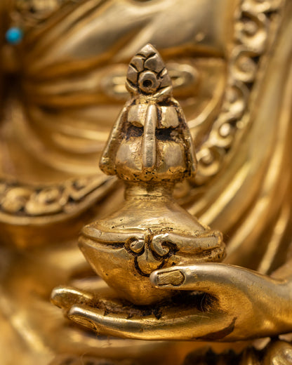 Guru Rinpoche Statue | Handmade in Nepal | Vajrayana Buddhism