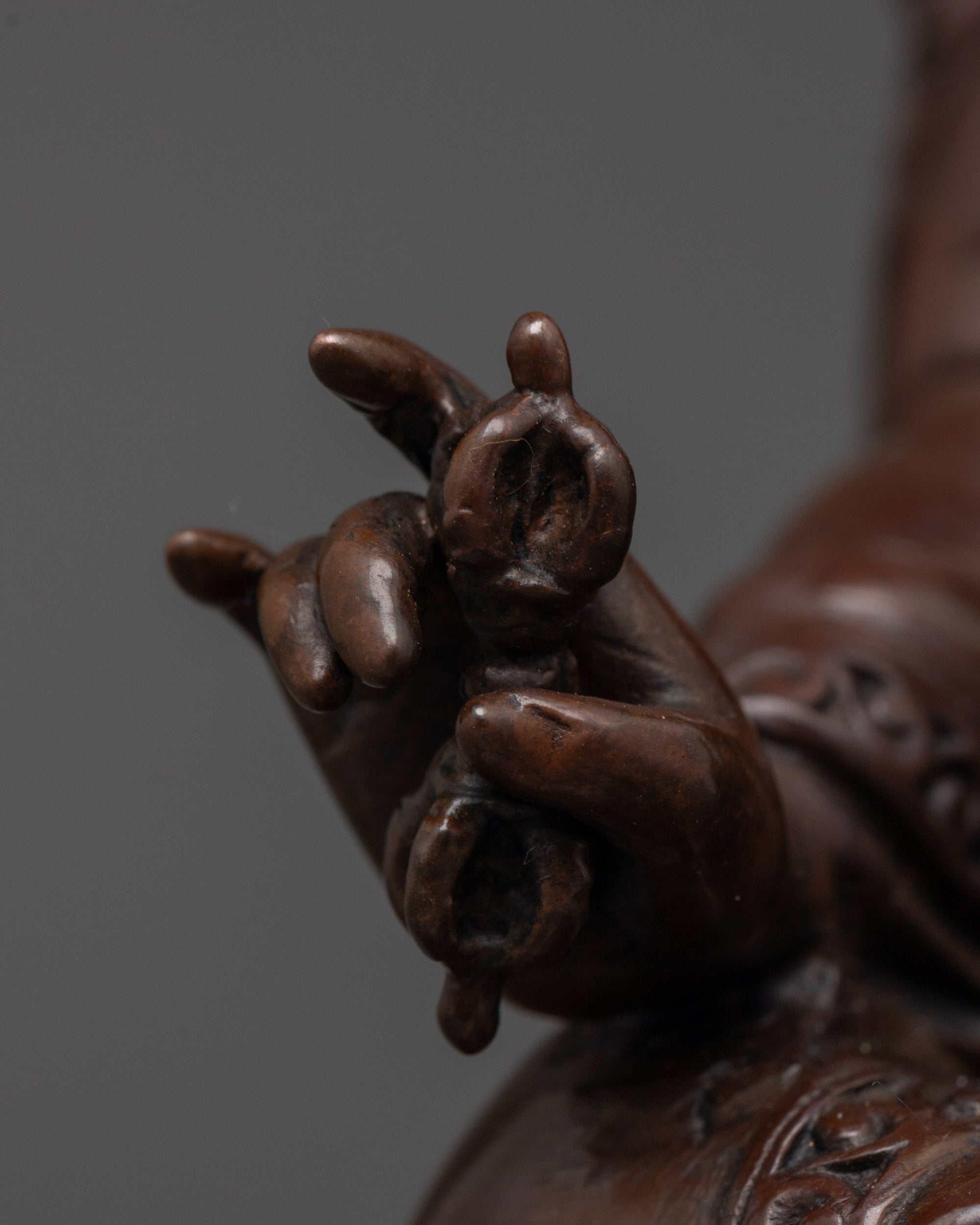 Machinemade Oxidized Padmasambhava Statue | Powerful Tibetan Guru Idol