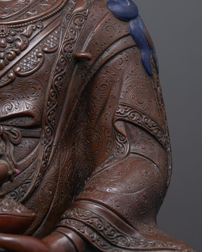 Traditional Guru Rinpoche Sculpture | Buddhist Statue