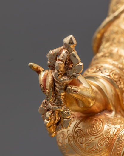 Handcrafted Guru Padmasambhava Statue | Tibetan Buddhist Art