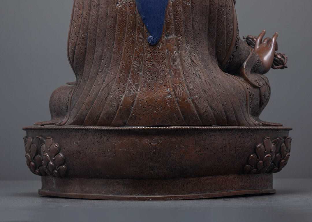 Traditional Guru Rinpoche Sculpture | Buddhist Statue