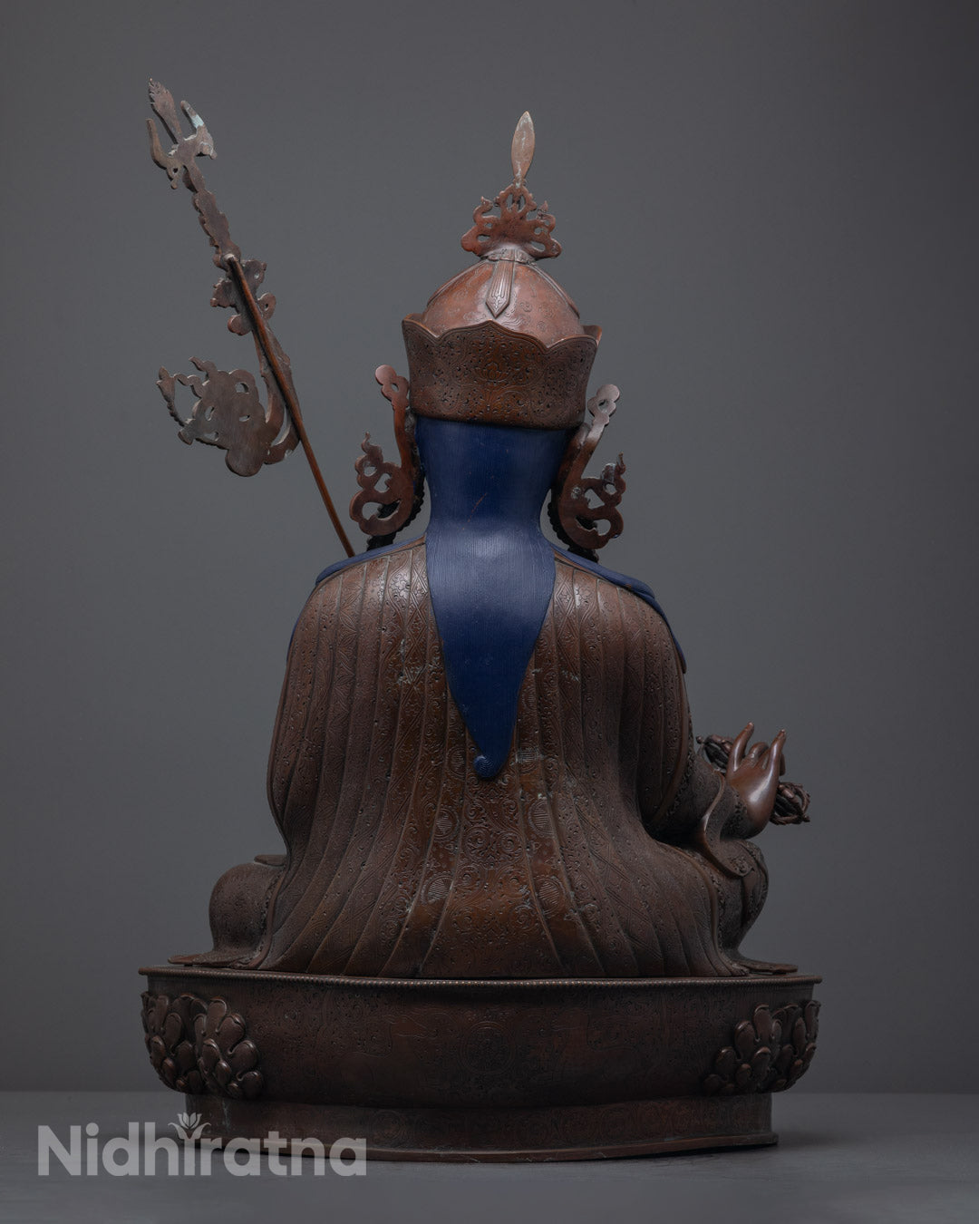 Traditional Guru Rinpoche Sculpture | Buddhist Statue
