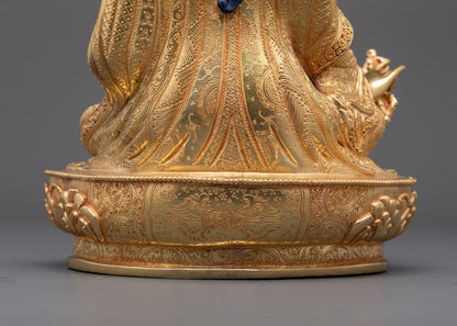 Handcrafted Guru Padmasambhava Statue | Tibetan Buddhist Art