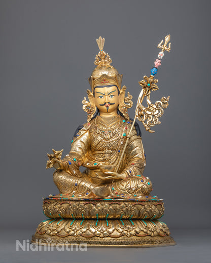 Padmasambhava Guru Rinpoche Statue | Sacred Tibetan Home Decor