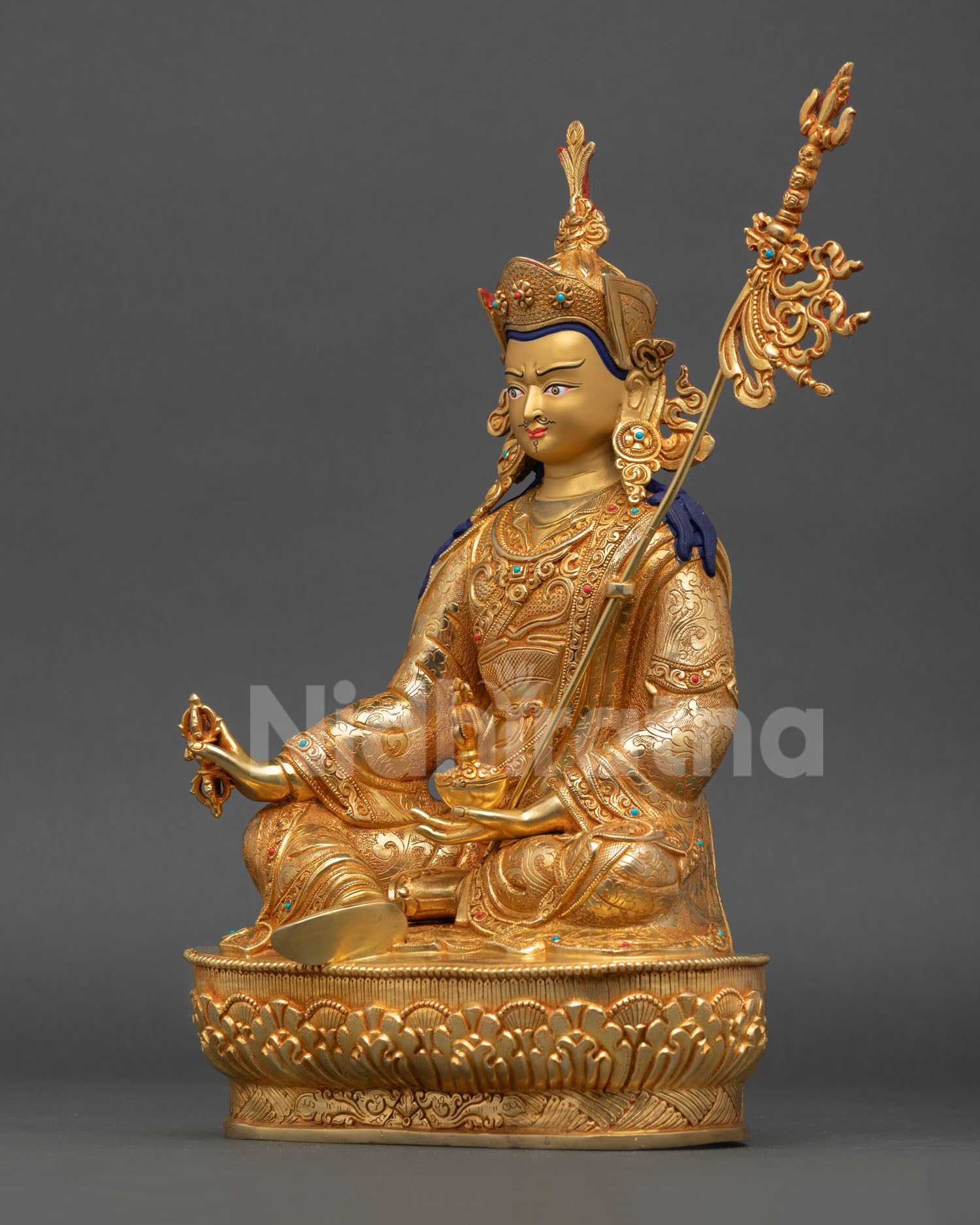Guru Rinpoche |  Lotus Born Master Statue for Home Altar