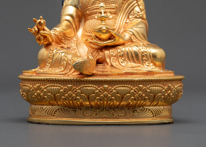 Guru Rinpoche Sculpture | Nepalese Lost Wax Casted Padmasambhava Statue