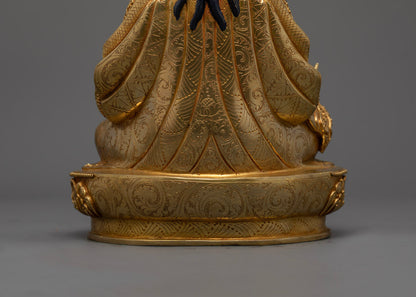 Handmade Guru Rinpoche Statue | Tibetan Padmasambhava Sculpture