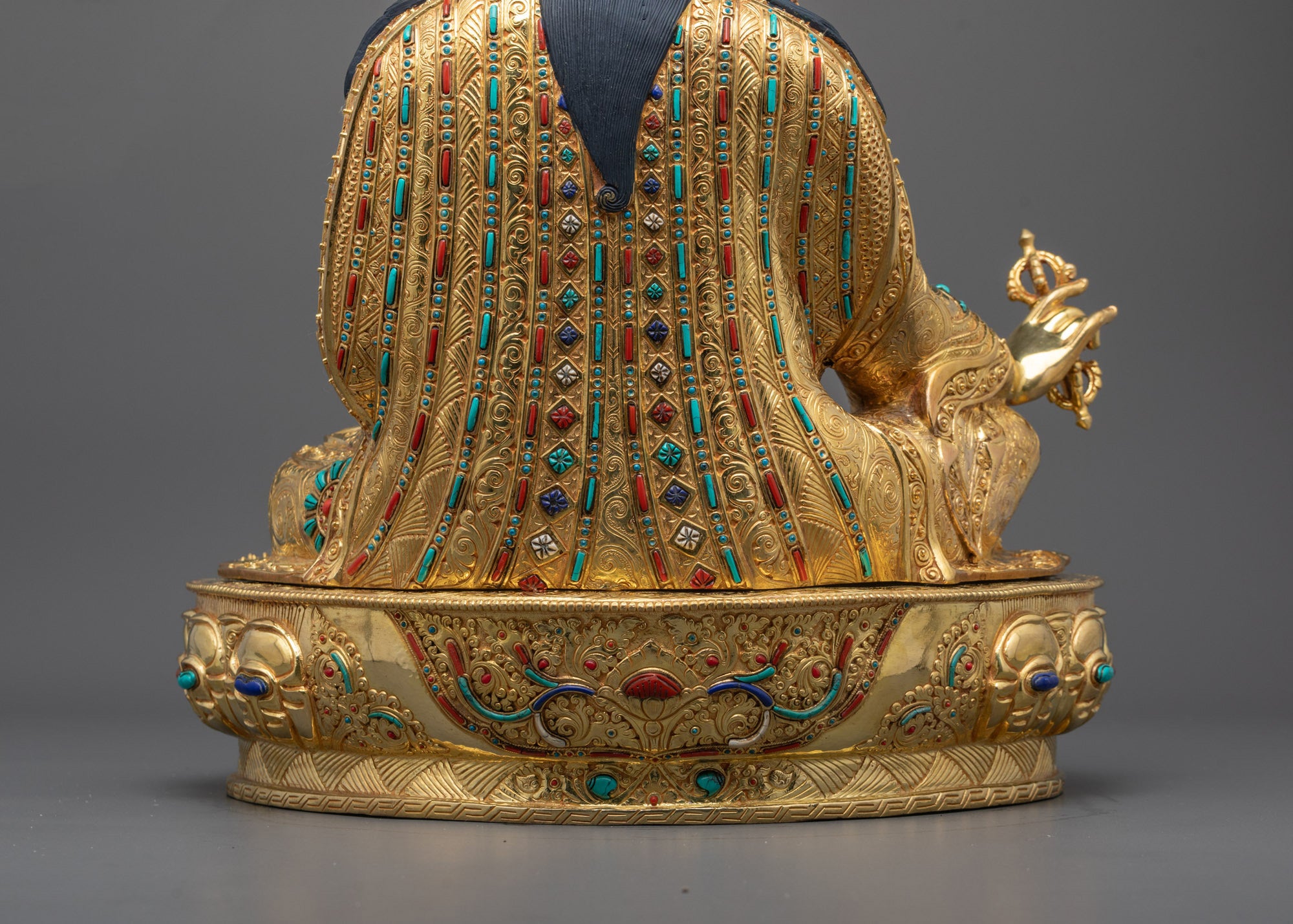 Guru Rinpoche Statue | Traditional Buddhist Master Sculpture