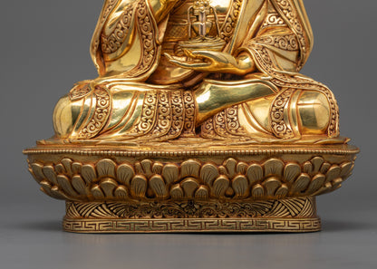 Handmade Guru Tsokye Dorje Statue | Traditional Buddhist Icon