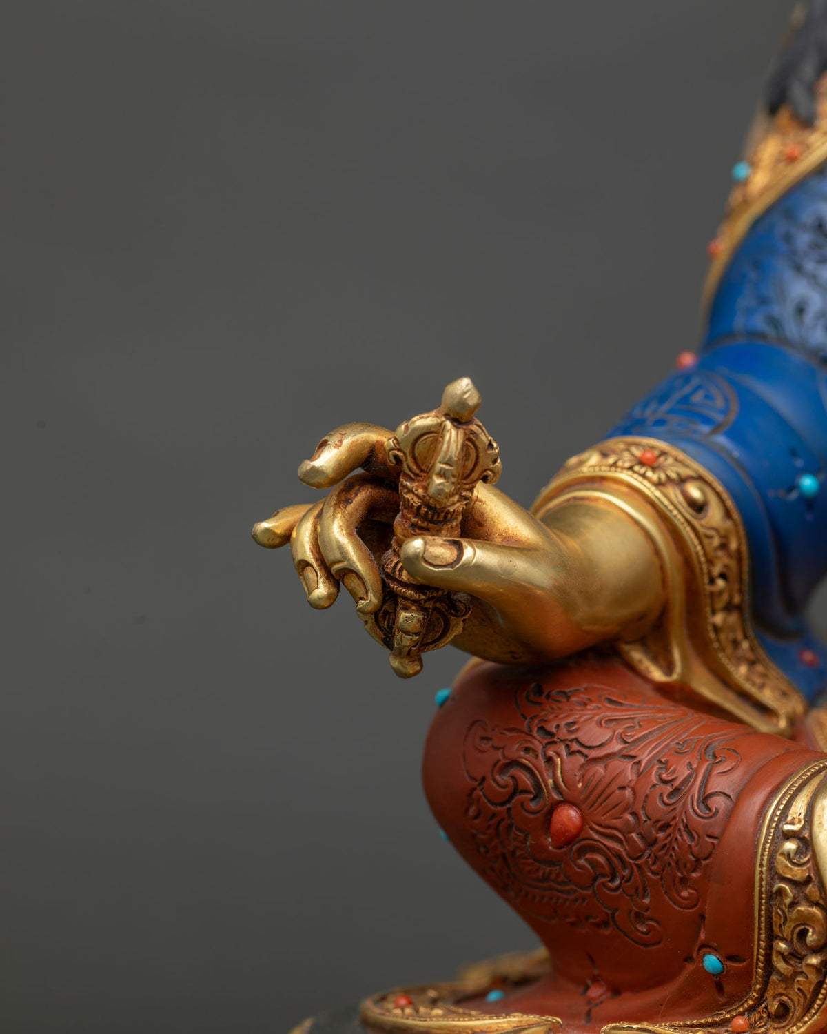 Multicolor Guru Rinpoche Statue – Handicrafted Buddhist Figurine