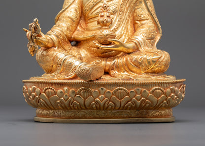 Handcrafted Guru Padmasambhava Statue | Tibetan Buddhist Art