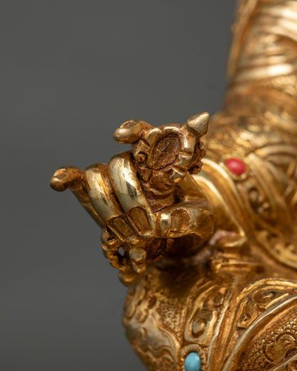 Premium Guru Rinpoche Statue | Tibetan Buddhist Spiritual Artwork