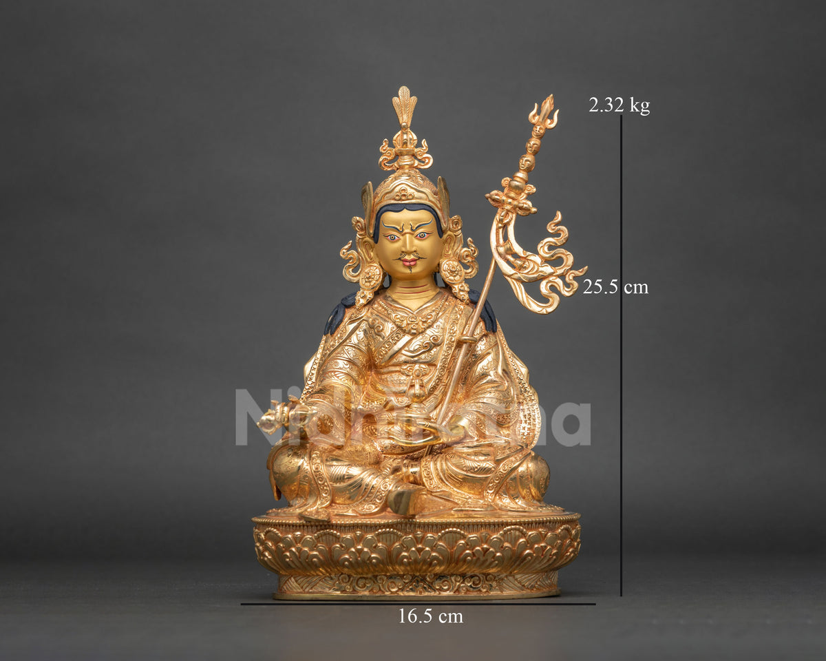 Guru Rinpoche Statue for Meditation | Traditional Nepalese Art & Craft