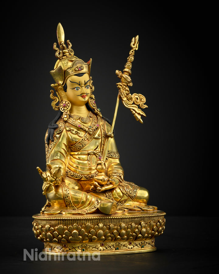 Guru Rinpoche Statue | Handmade Buddhist Sculpture