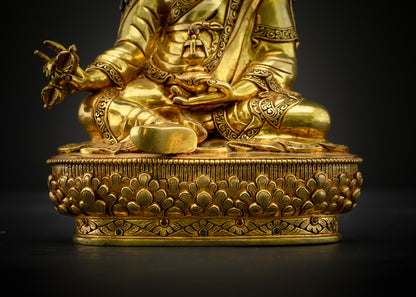 Guru Rinpoche Statue | Handmade Buddhist Sculpture