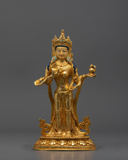 Guru Rinpoche Statue with Two Consorts | Devotion Trio