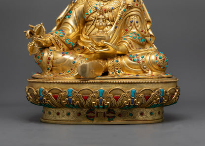 Guru Rinpoche Statue | Handcrafted Buddhist Master of Tibet