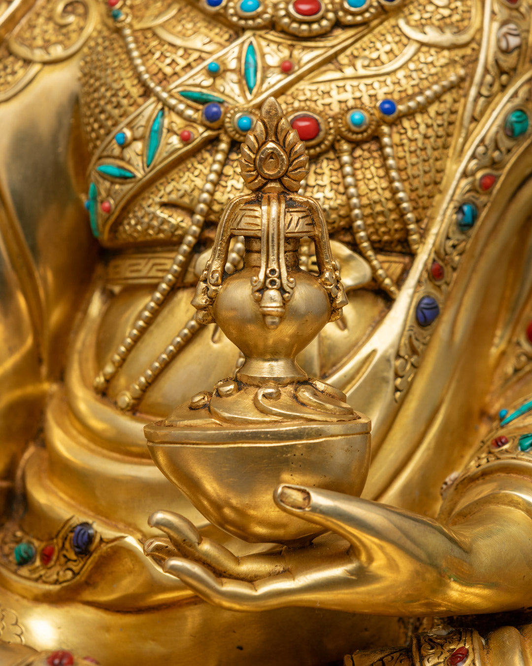 Guru Rinpoche Statue | Handcrafted Buddhist Master of Tibet