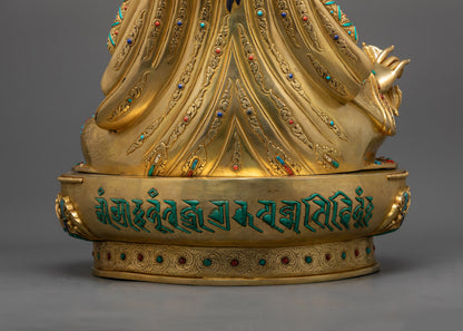 Guru Rinpoche Statue | Handcrafted Buddhist Master of Tibet