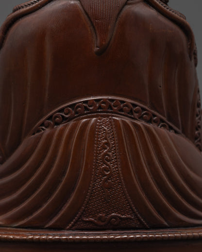 Machinemade Oxidized Padmasambhava Statue | Powerful Tibetan Guru Idol