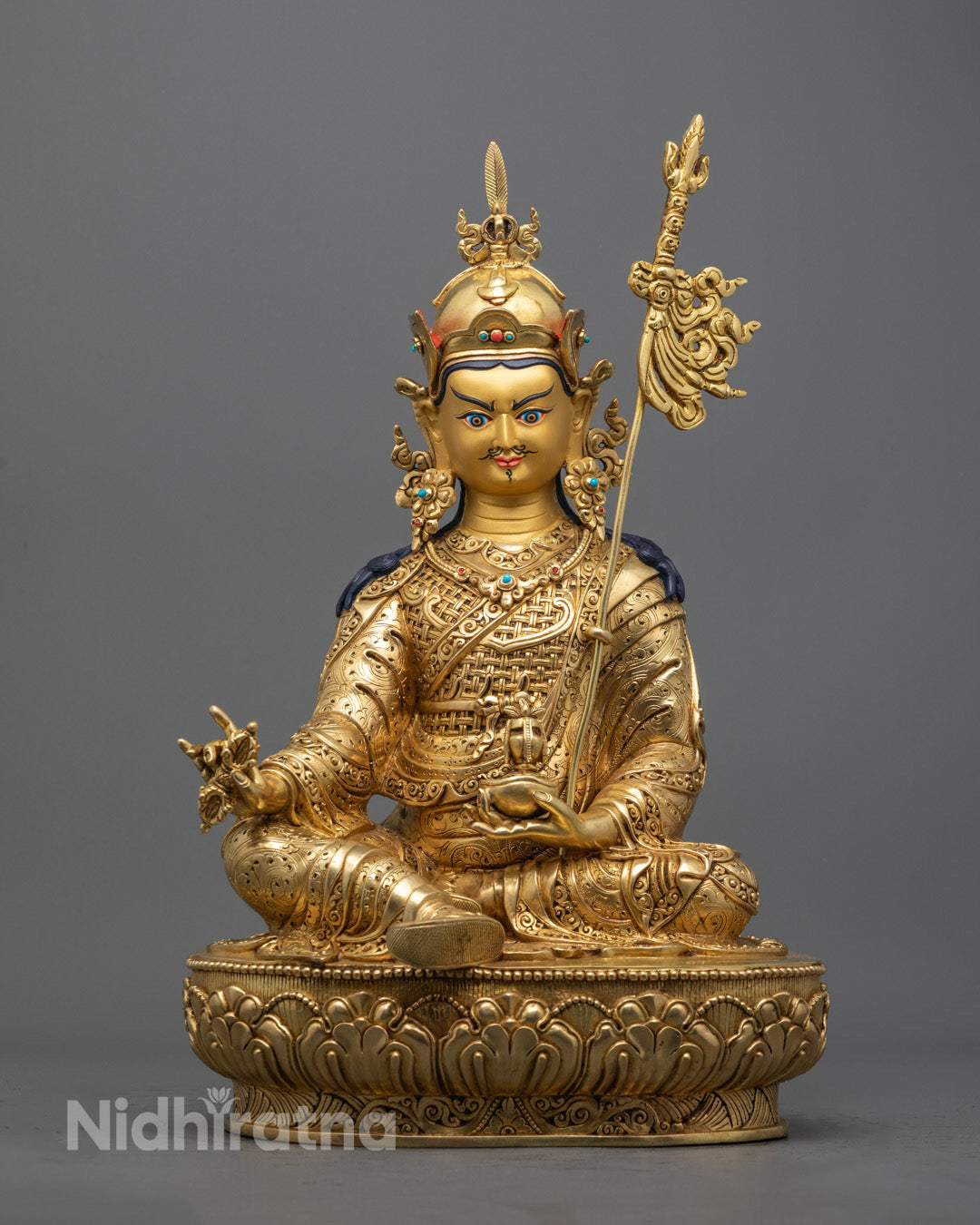 Nepali Statue of Guru Padmasambhava | Handmade Artwork