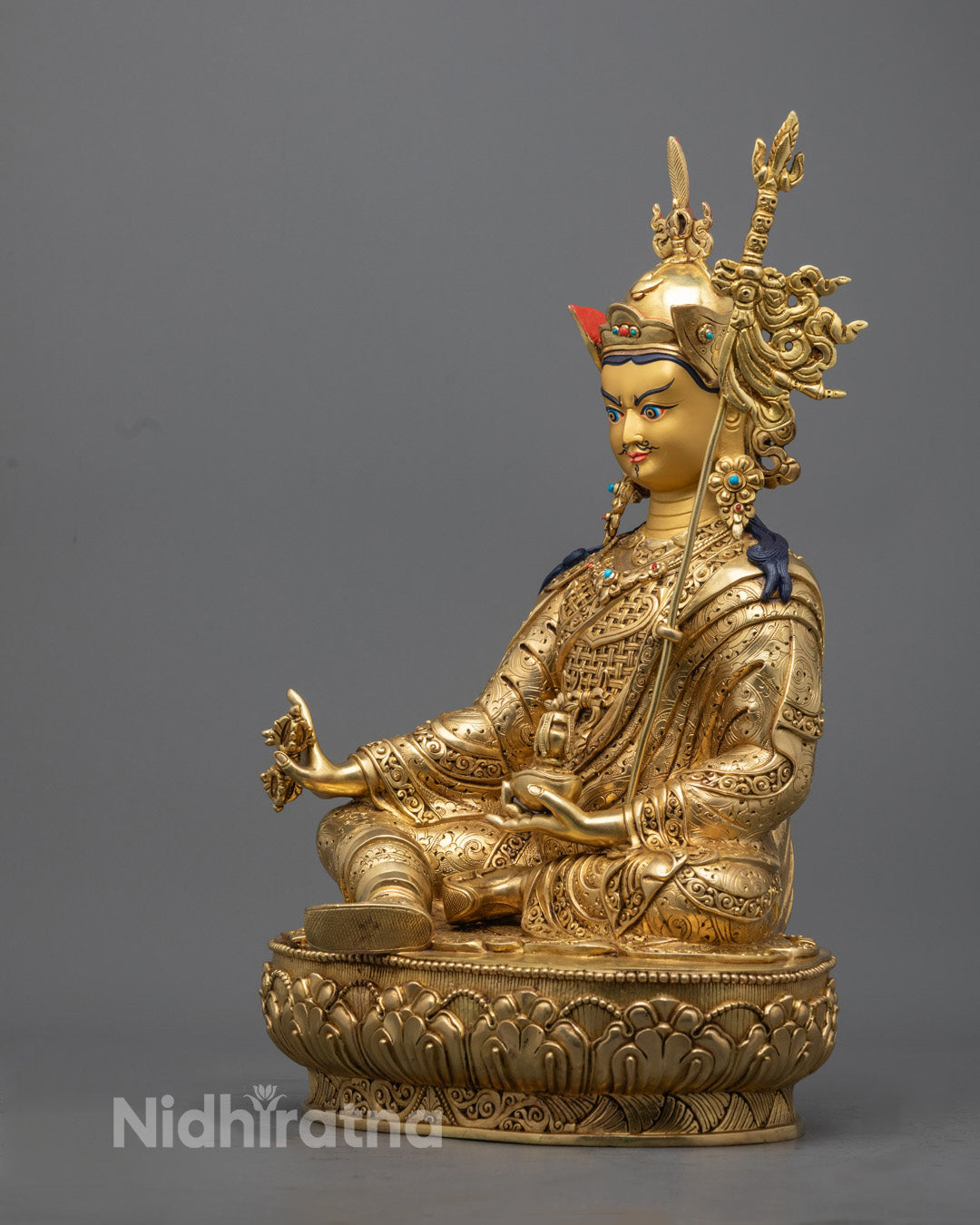 Nepali Statue of Guru Padmasambhava | Handmade Artwork