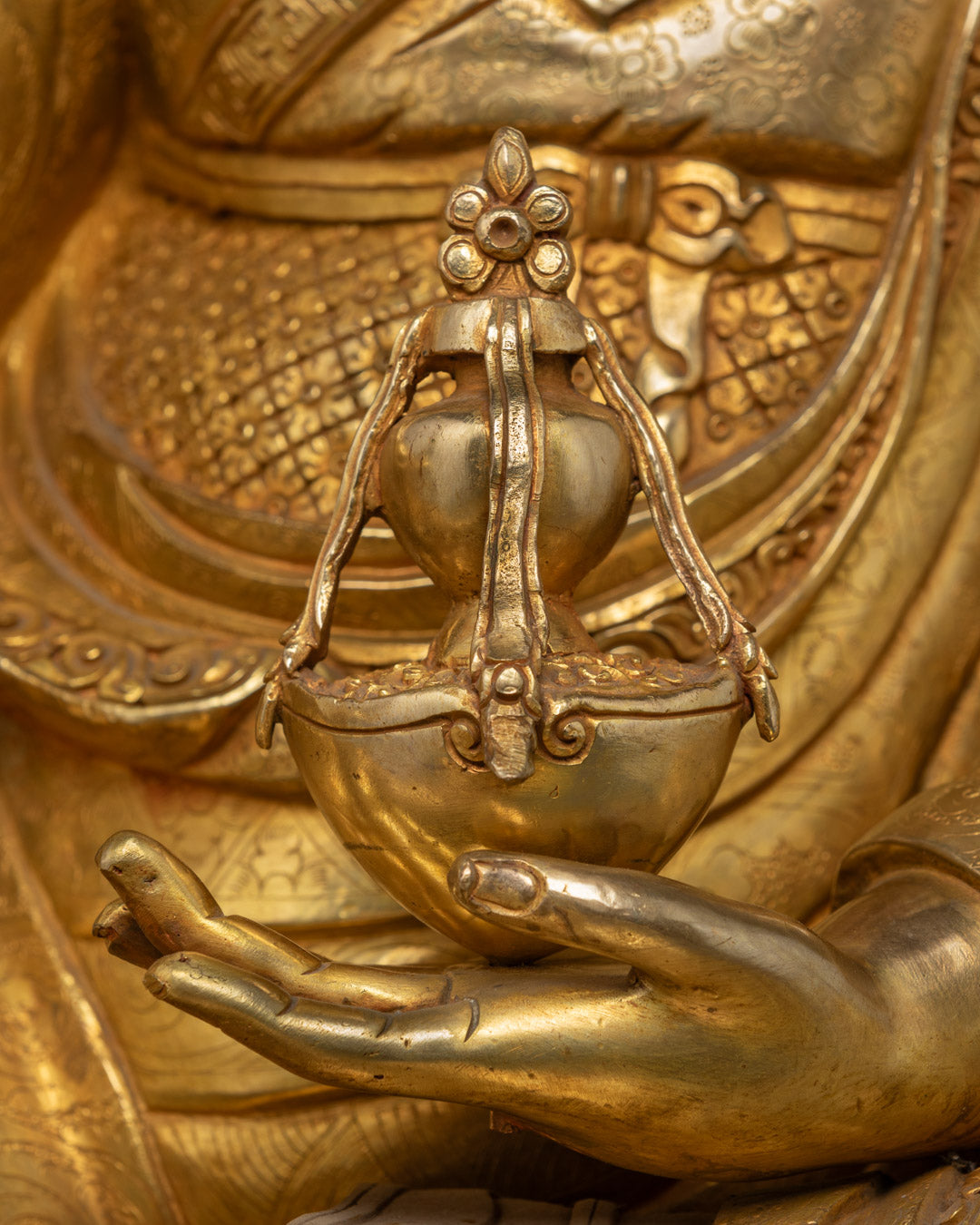 Traditional Artwork of Guru Rinpoche Statue