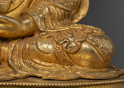 Traditional Artwork of Guru Rinpoche Statue