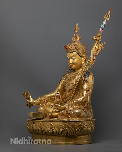 Traditional Artwork of Guru Rinpoche Statue