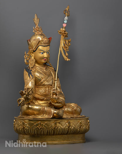 Traditional Artwork of Guru Rinpoche Statue