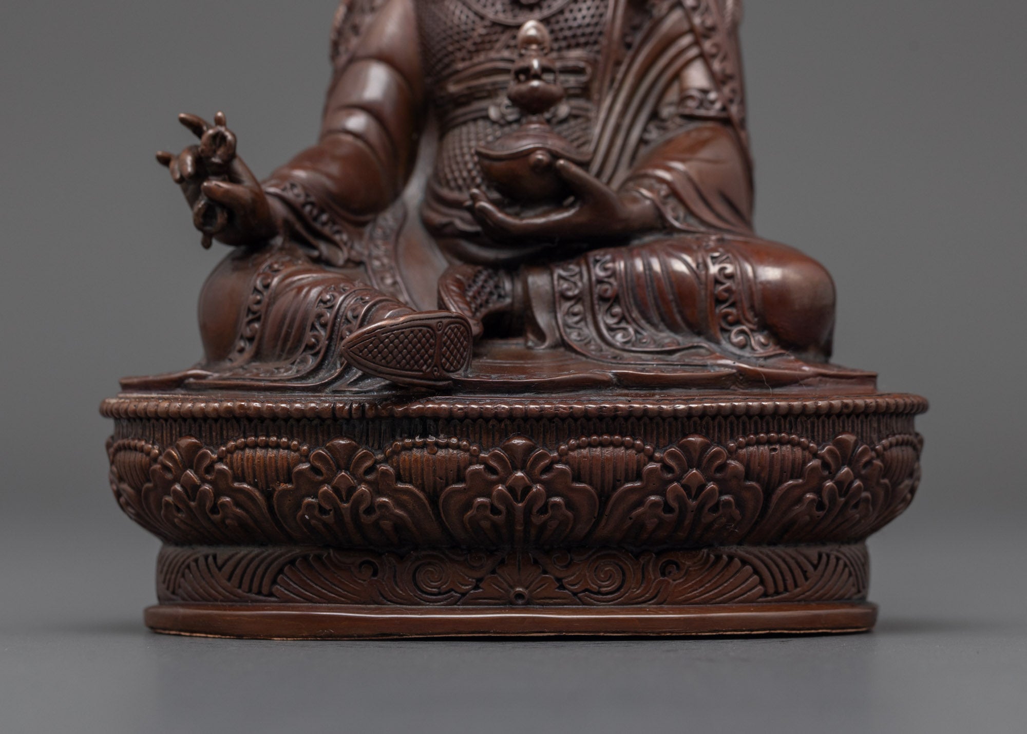 Machinemade Oxidized Padmasambhava Statue | Powerful Tibetan Guru Idol