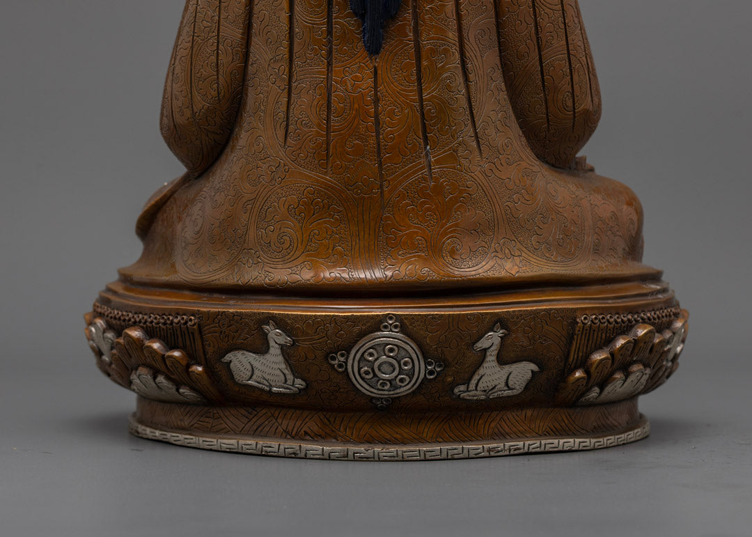 Guru Rinpoche Statue | Handcrafted Tibetan Padmasambhava Sculpture