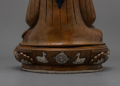 Guru Rinpoche Statue | Handcrafted Tibetan Padmasambhava Sculpture