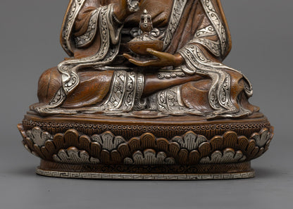 Guru Rinpoche Statue | Handcrafted Tibetan Padmasambhava Sculpture