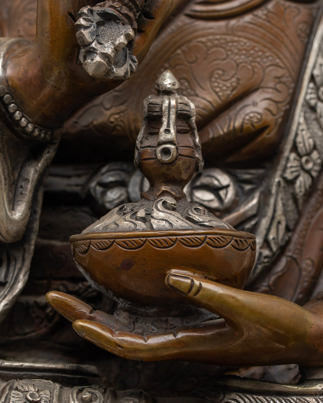 Guru Rinpoche Statue | Handcrafted Tibetan Padmasambhava Sculpture