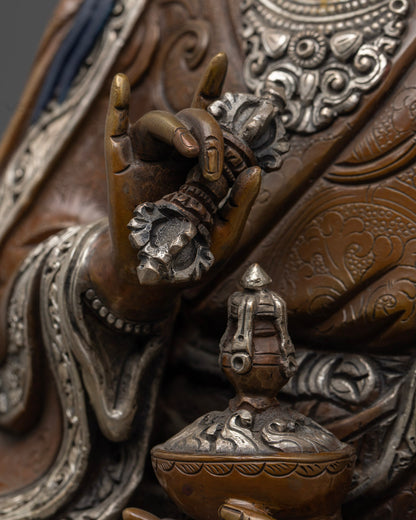 Guru Rinpoche Statue | Handcrafted Tibetan Padmasambhava Sculpture