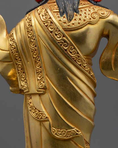 Padmasambhava with Disciple Statue | Traditional Tibetan Buddhist Art