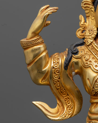 Padmasambhava with Disciple Statue | Traditional Tibetan Buddhist Art