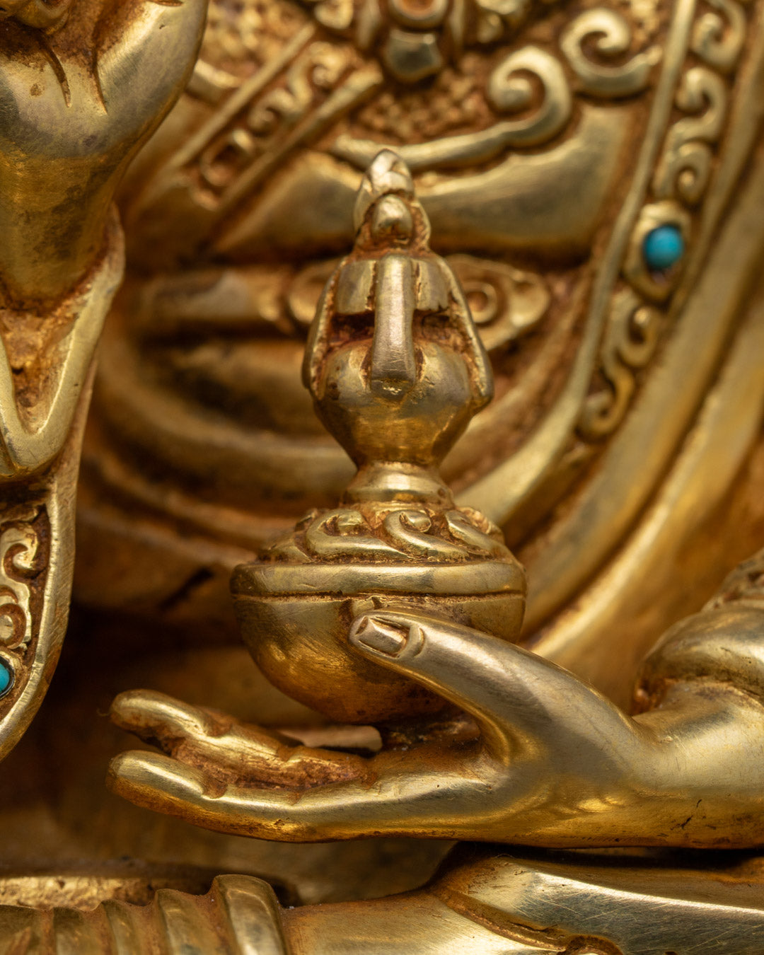 Tibetan Choke Dorje Statue | Buddhist Hand-carved Sculpture