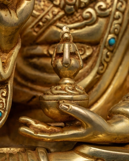 Tibetan Choke Dorje Statue | Buddhist Hand-carved Sculpture