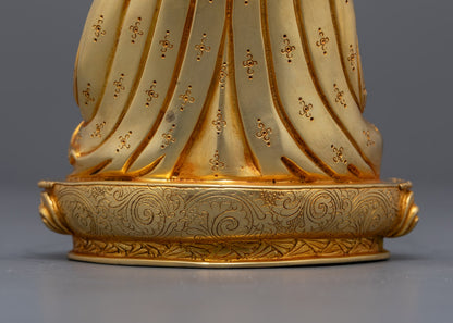 Tibetan Guru Shapdum Statue | Protector of the Vajrayana