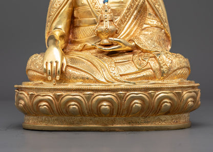 Handcrafted Guru Shapdum Statue | Tibetan Buddhist Deity
