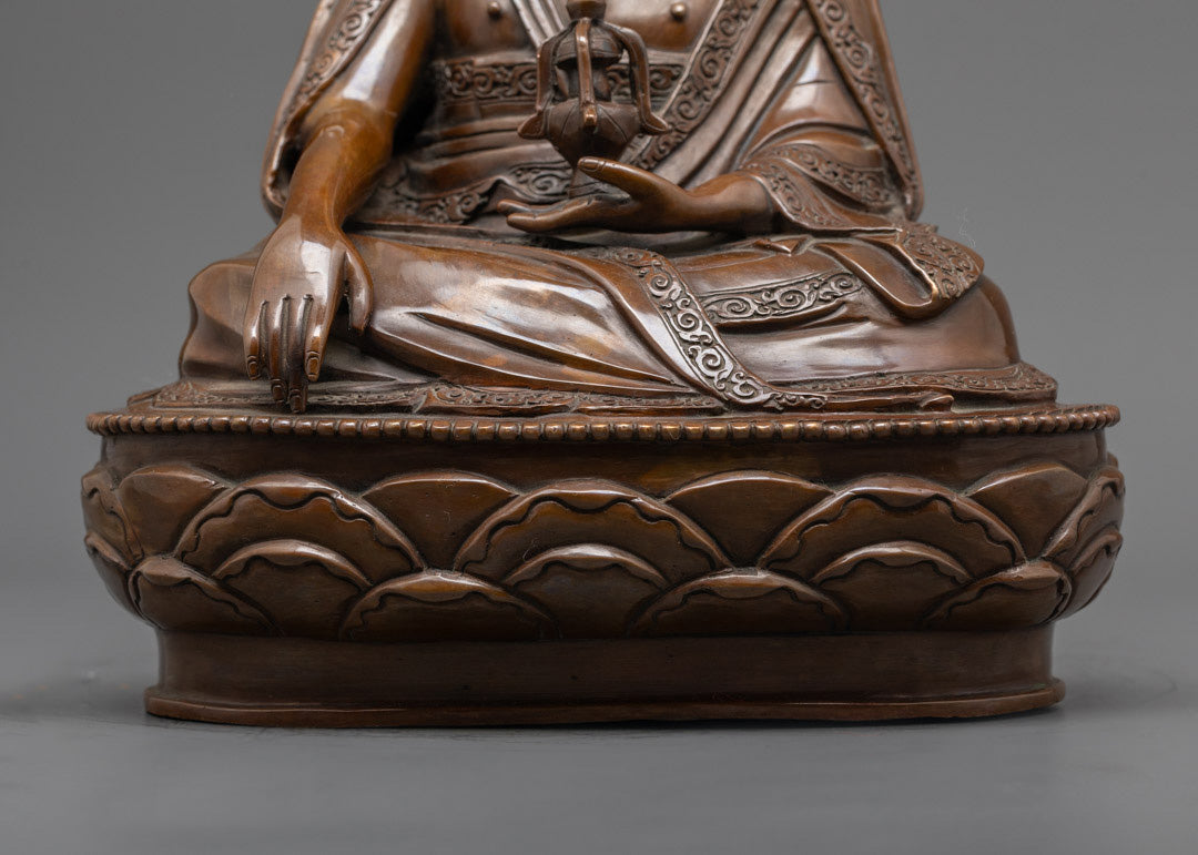 Guru Shapdum Statue | Handcrafted Tibetan Spiritual Art