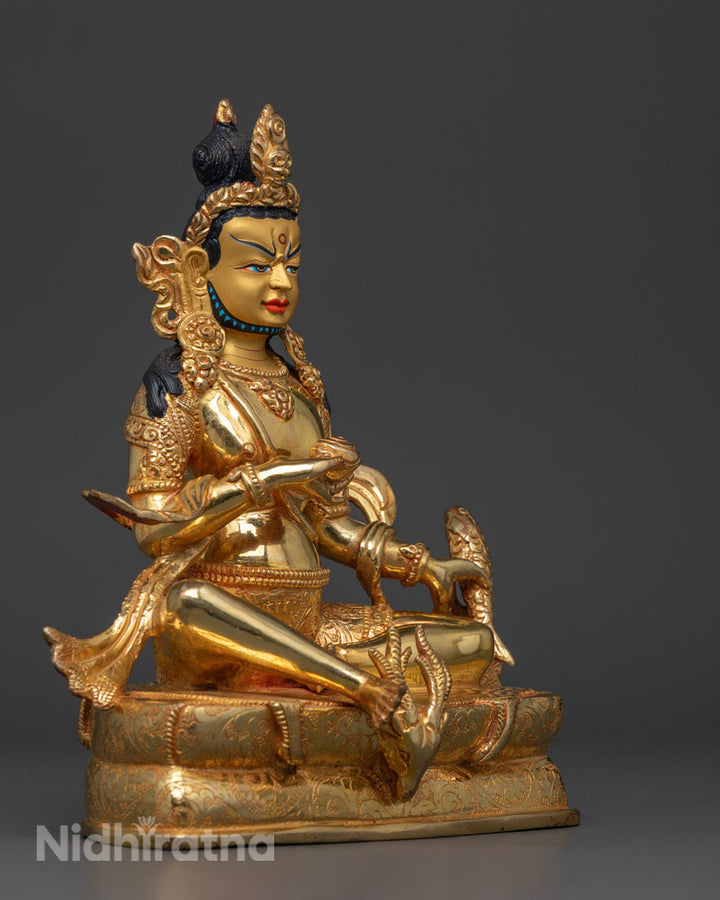 Guru Tilopada Statue in 24K Gold | A Tribute to Tantric Mastery