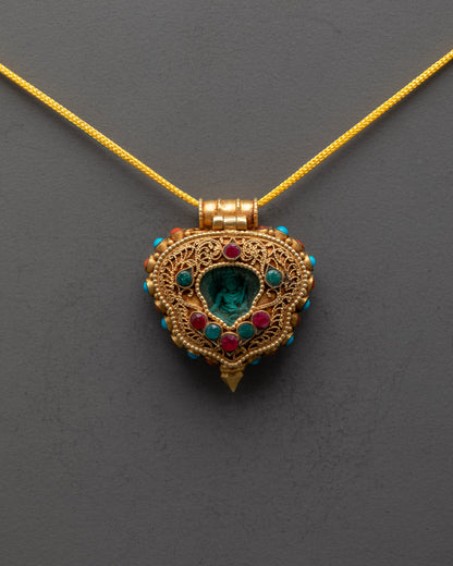 Guru Rinpoche Locket | Sacred Buddhist Protection Amulet