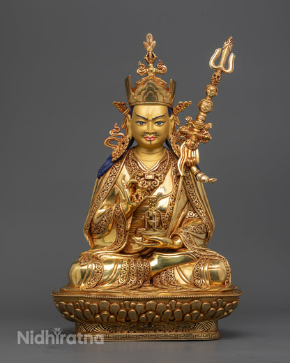 Handmade Guru Tsokye Dorje Statue | Traditional Buddhist Icon