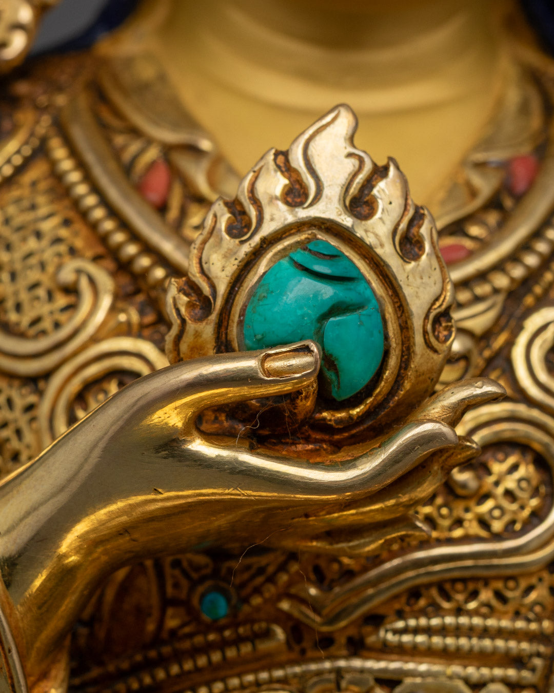 Buddhist Guru Norla Statue