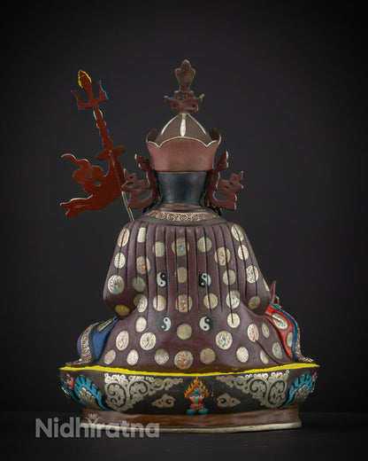 Buddhist Guru Rinpoche Statue | Himalayan Sacred Artwork